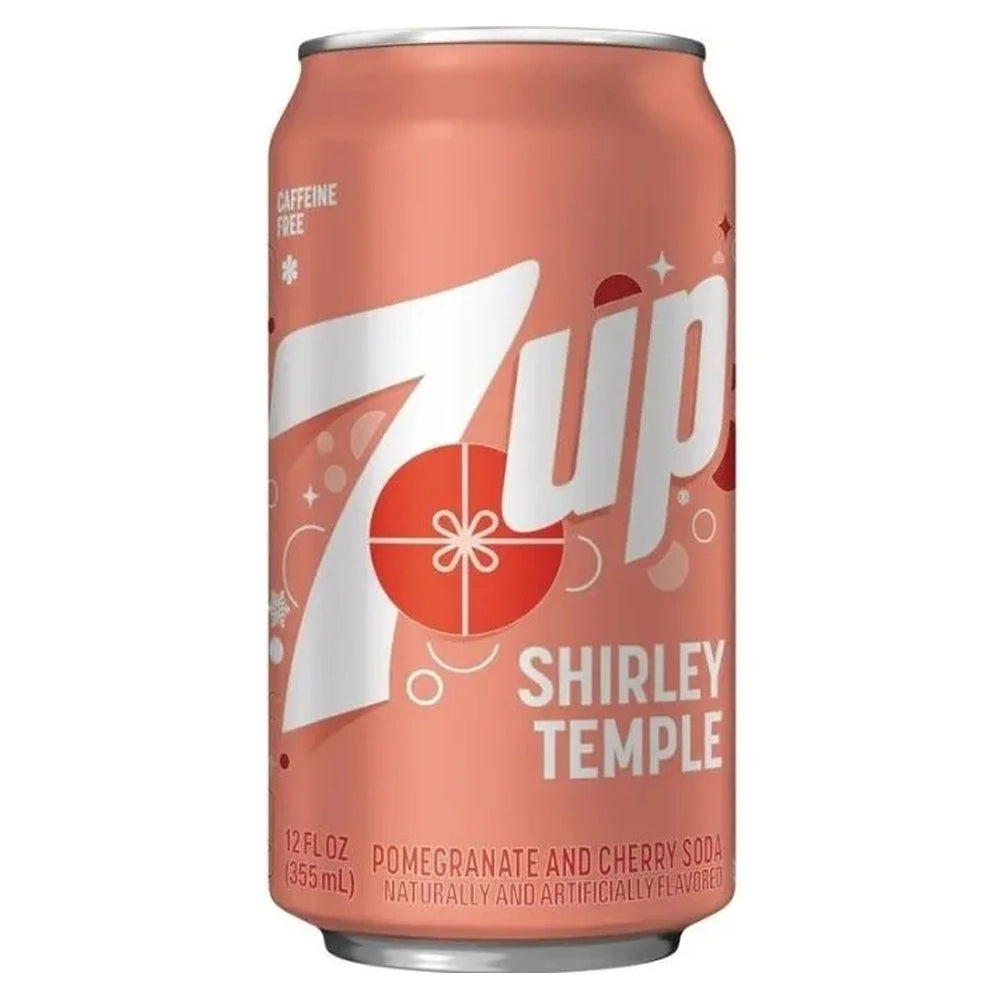 7UP Shirley Temple Pomegranate Cherry Soda Limited Edition 355ml
