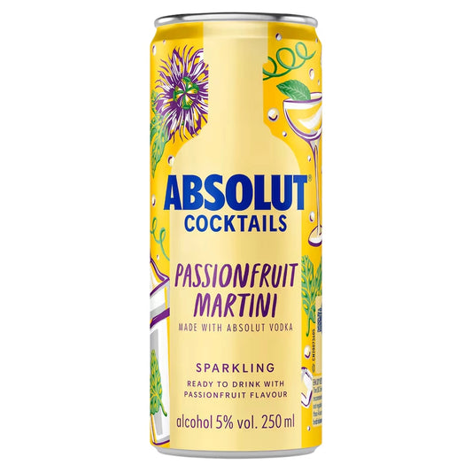 Absolut Cocktail Passionfruit Martini 250ml