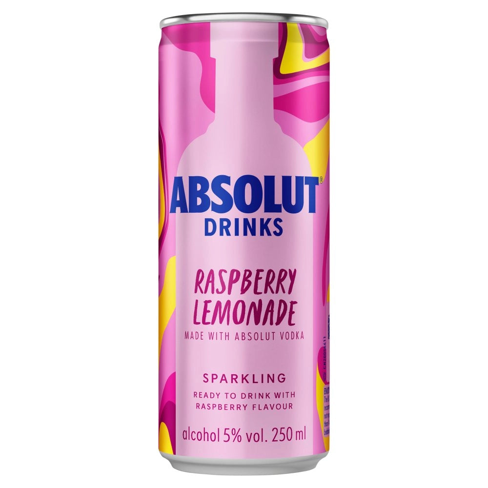 Absolut Raspberry Lemonade 250ml