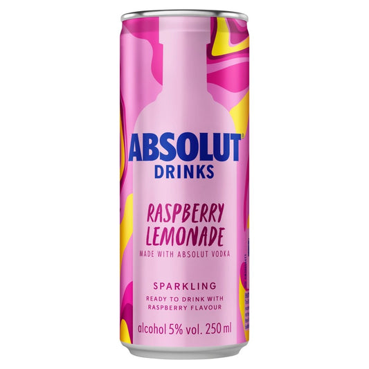 Absolut Raspberry Lemonade 250ml