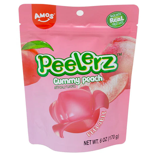 Amos Peelerz Peach Peg Bag 170g
