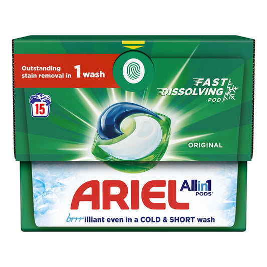 Ariel All in 1 Pods 15 Washes