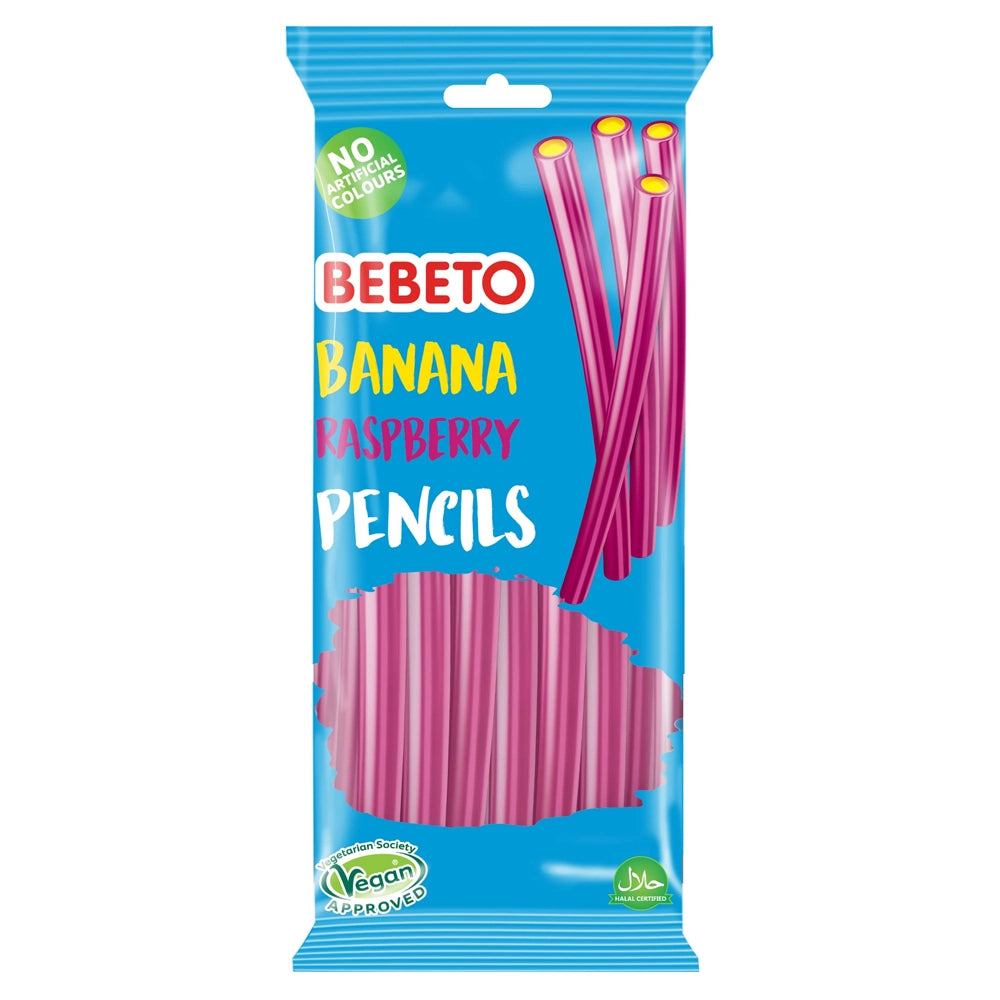 Bebeto Banana Raspberry Pencils 160g
