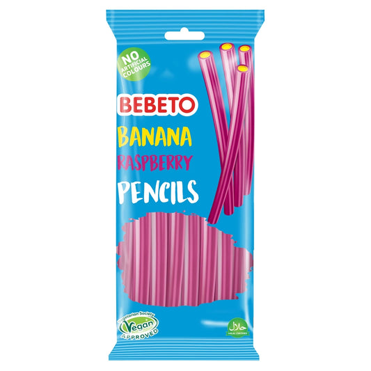 Bebeto Banana Raspberry Pencils 160g