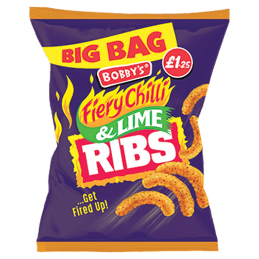 Bobby's Fiery Chilli & Lime RIBS 70g