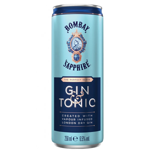 Bombay Sapphire Gin & Tonic 250ml
