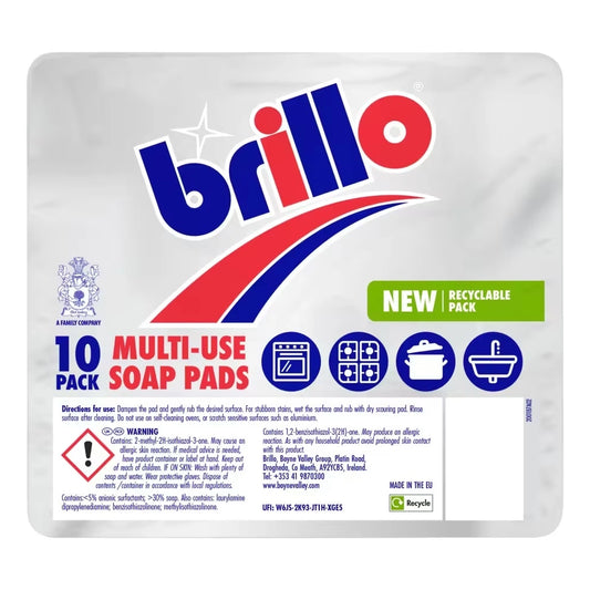 Brillo Multi-Use Soap Pads 10 Pack