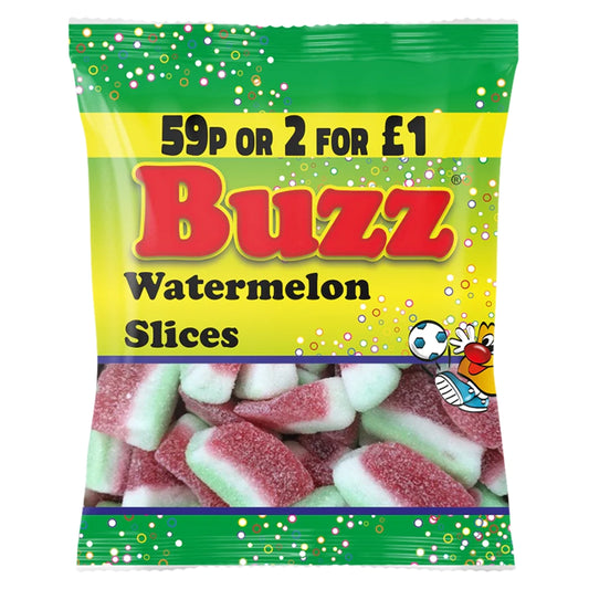 Buzz Fizzy Watermelon Slices 48g