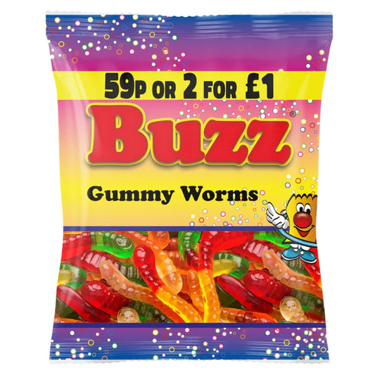 Buzz Gummy Worms 48g