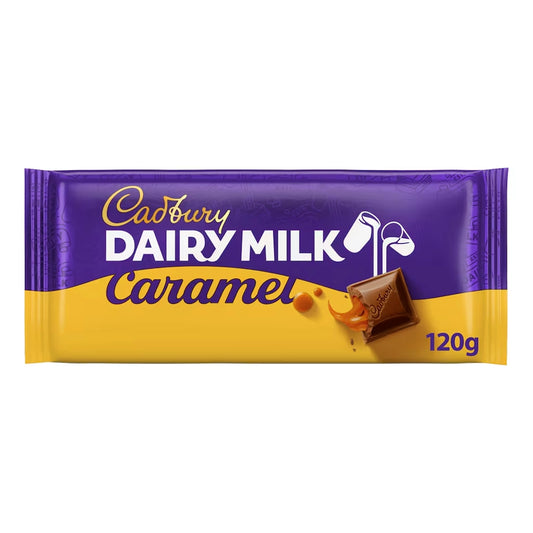 Cadbury Dairy Milk Caramel Chocolate Bar 120g