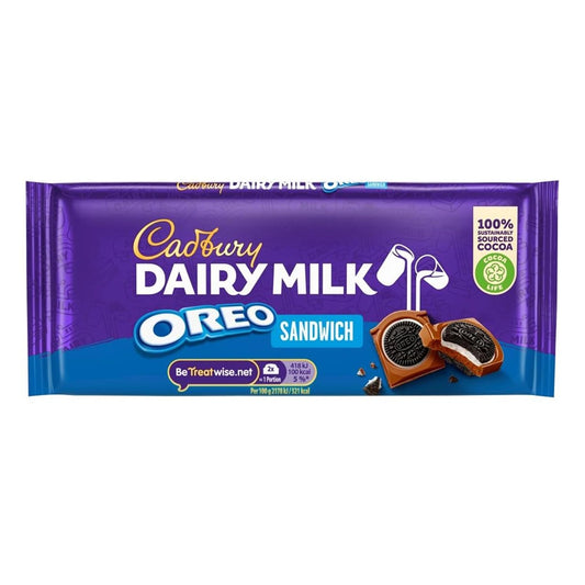 Cadbury Dairy Milk Oreo Sandwich 120g