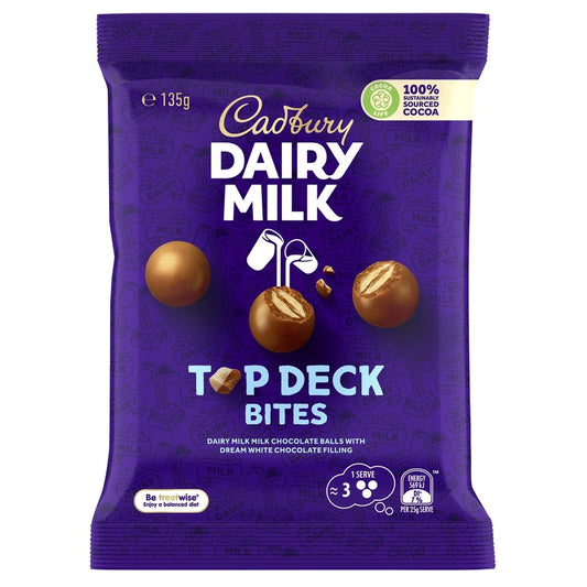 Cadbury Dairy Milk Top Deck Bites 135g