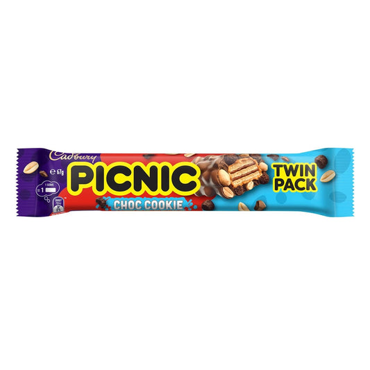 Cadbury Picnic Choc Cookie Twin Pack 67g