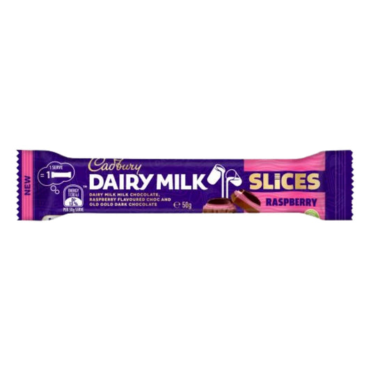 Cadbury Slices Raspberry 50g