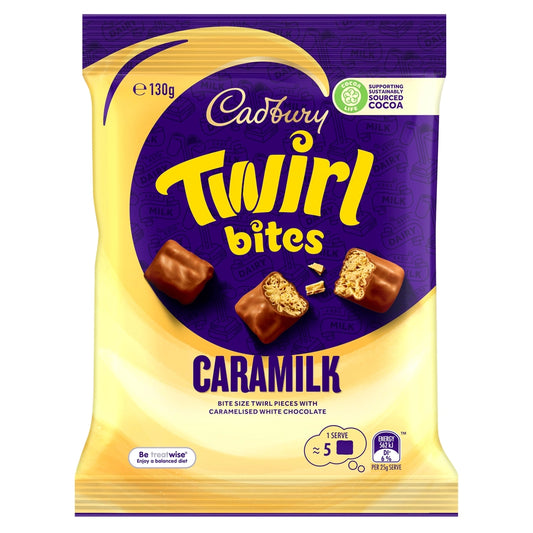 Cadbury Twirl Bites Caramilk 130g