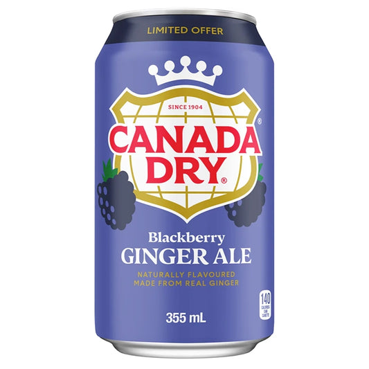 Canada Dry Blackberry Ginger Ale 355ml