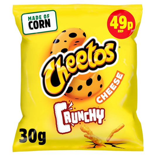 Cheetos Crunchy Cheese Snacks Crisps 30g