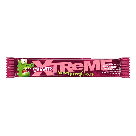 Chewits Xtreme Sour Cherry Chews 34g