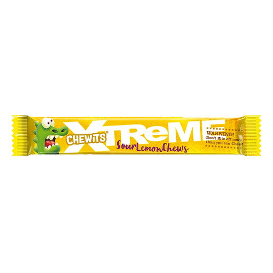 Chewits Xtreme Sour Lemon Chews 34g