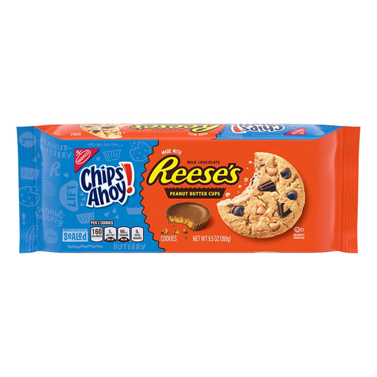 Chips Ahoy Made With Reese's Peanut Butter Cups 9.5oz (269.3g)