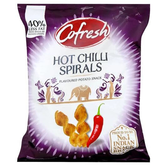 Cofresh Hot Chilli Spirals 80g
