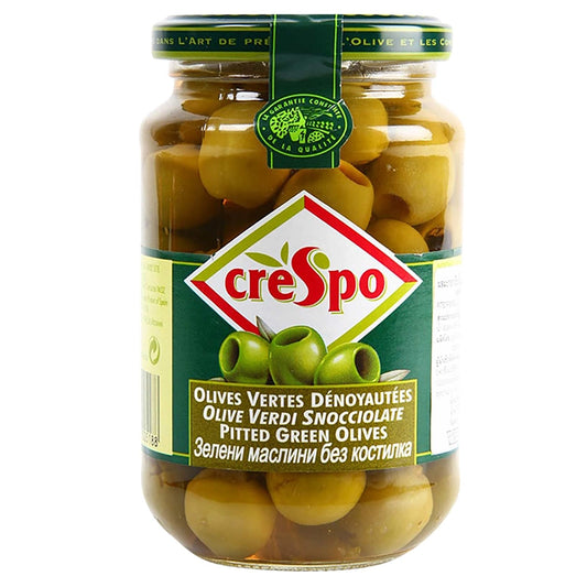 Crespo Pitted Green Olives in Brine 160g