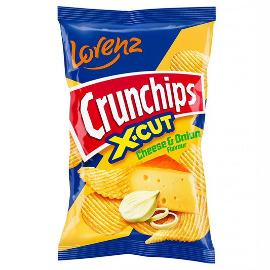 Crunchips X-Cut Cheese and Onion 130g