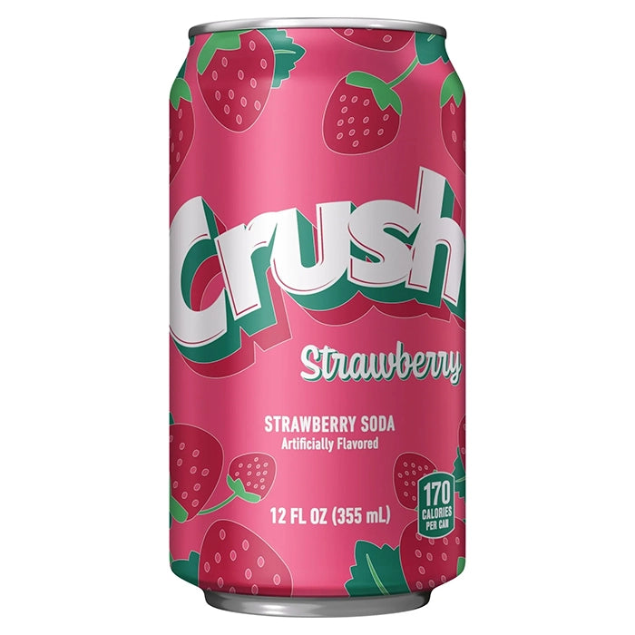 Crush Strawberry Soda 355ml