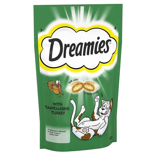 Dreamies with Tantalising Turkey 60g