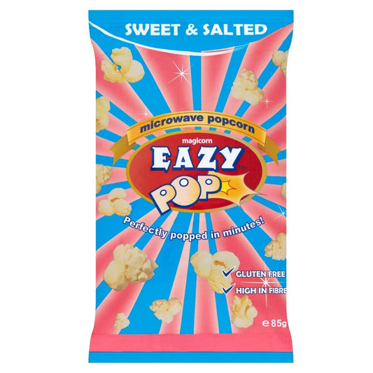 Eazy Pop Microwave Popcorn Sweet & Salted 85g