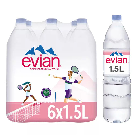 Evian Water 6x1.5 Litres