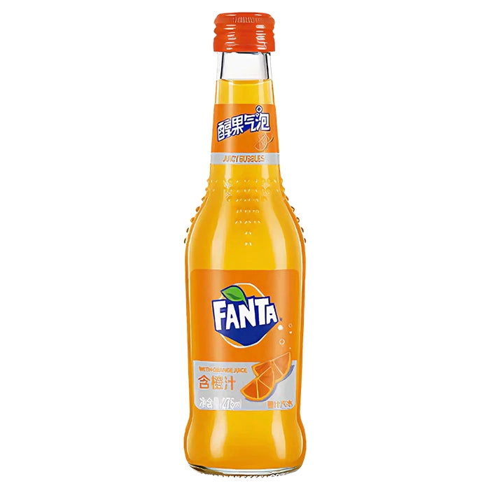 Fanta Orange Flavoured GLASS BOTTLE 275ml