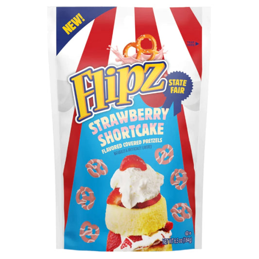 Flipz State Fair Strawberry Shortcake Pretzels 6.5oz (184g)