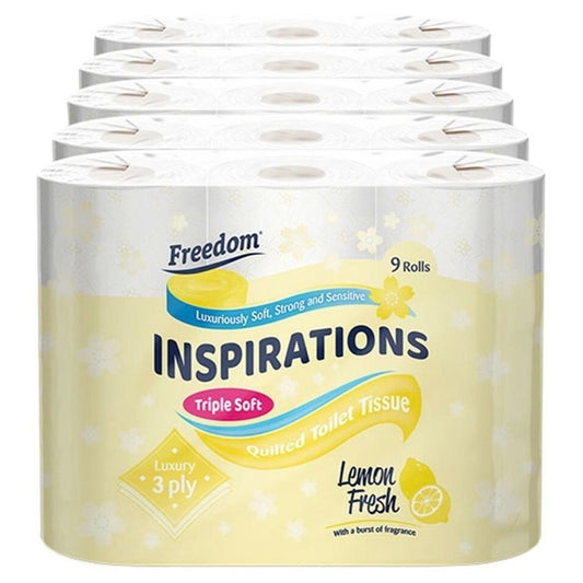 Freedom Inspiration Triple Soft 3 Ply Toilet Rolls (9 Rolls)