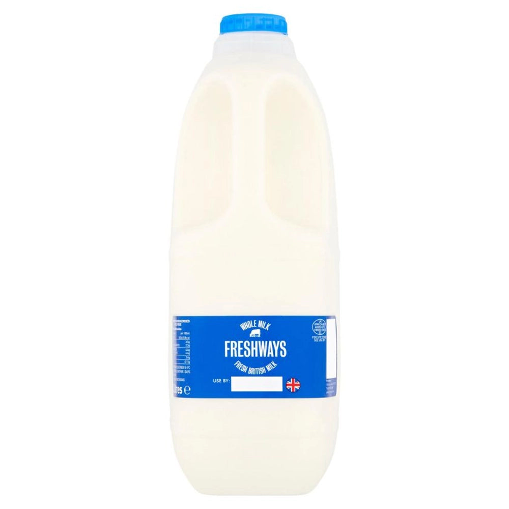 Freshways Fresh Whole Milk 3 Litres