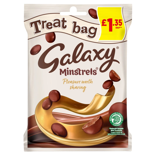 Galaxy Minstrels Milk Chocolate Buttons Treat Bag 80g