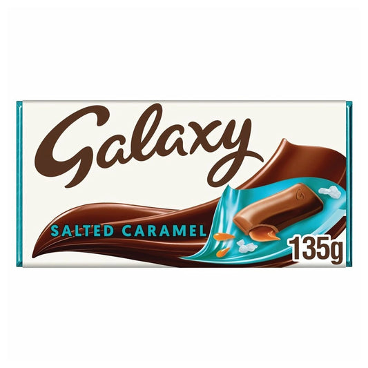 Galaxy Salted Caramel Milk Chocolate Bar 135g