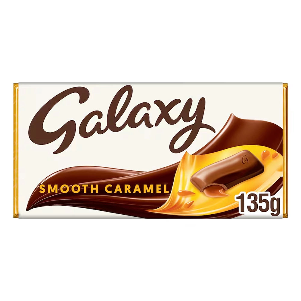 Galaxy Smooth Caramel Milk Chocolate Bar 135g