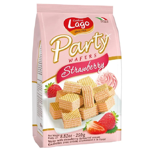 Gastone Lago Elledi Party Wafers Strawberry 250g