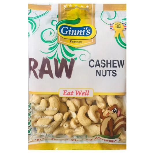 Ginni’s RAW Cashew Nuts 110g