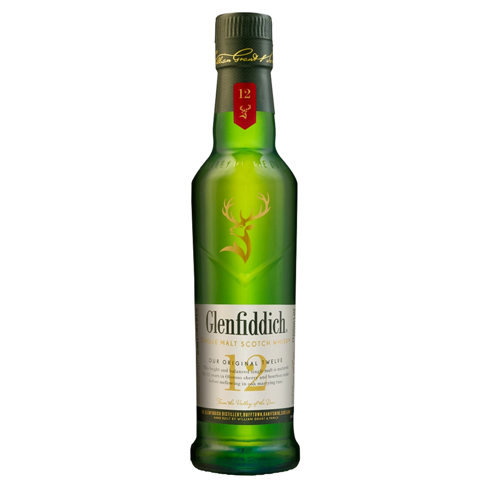 Glenfiddich 12 Year Old Single Malt Scotch Whisky 35cl