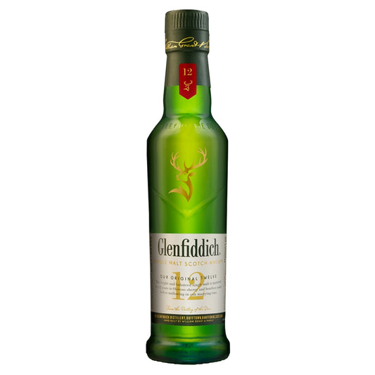 Glenfiddich 12 Year Old Single Malt Scotch Whisky 35cl