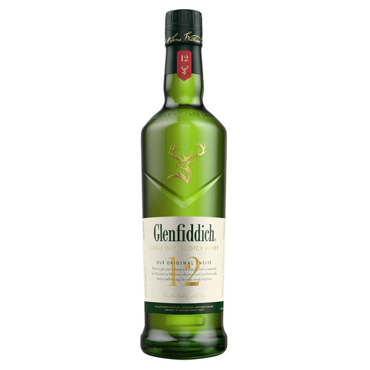 Glenfiddich 12 Year Old Single Malt Scotch Whisky 70cl