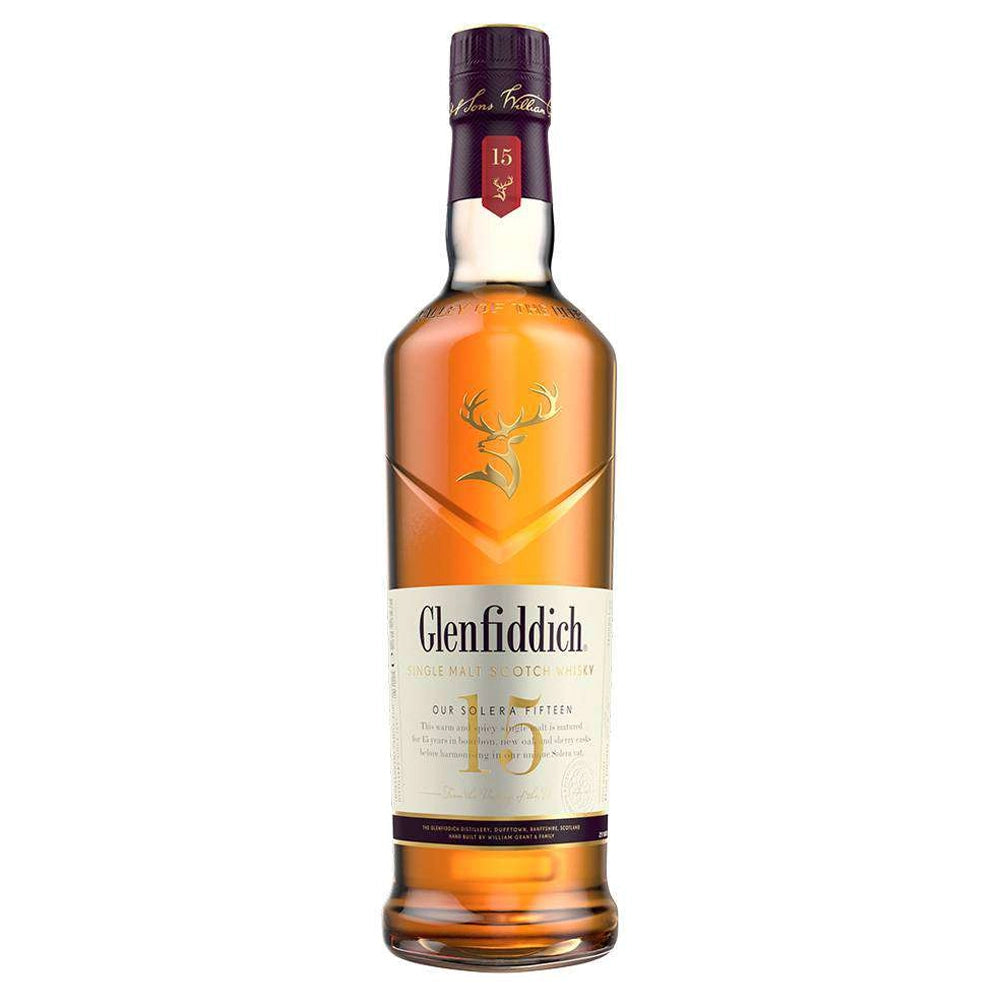 Glenfiddich 15 Year Old Single Malt Scotch Whisky 70cl