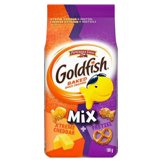 Goldfish Pepperidge Farm Mix Xtreme Cheddar and Pretzel (180g)