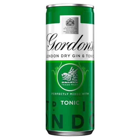 Gordon's London Dry Gin & Tonic 250ml