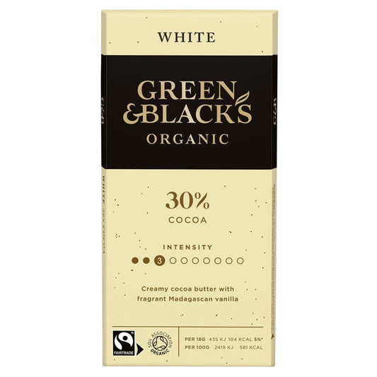 Green & Blacks Organic White 30% Cocoa 90g