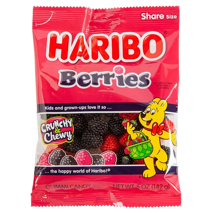 Haribo Berries Peg Bag 5oz (142g)