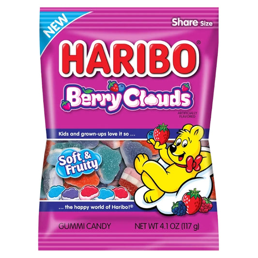 Haribo Berry Clouds Peg Bag 4.1oz (117g)