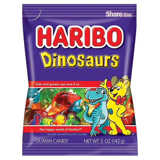 Haribo Dinosaurs Peg Bag 5oz (142g)